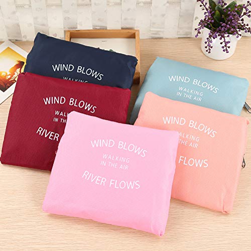 Travel Duffel Bag Foldable Nylon Lightweight Carry On Luggage - Personel Item Tote - Packable Small Waterproof Suitcase - Ideal for Gym Sports Overnight Weekenders Storage Shopping - Daypack