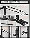 Goimu S1-V4 Smith Machine, 2000LBS Power Cage with Cable Crossover System, All-in-One Squat Rack with Smith Bar, Workout Cage Strength Training Equipment with Attachments (s1 Black)