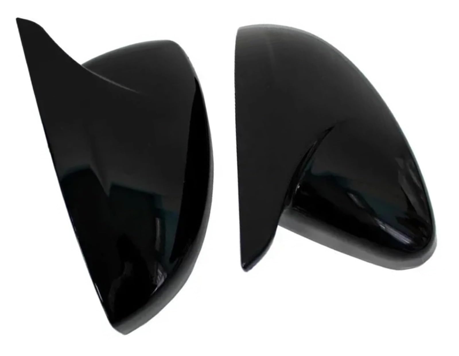 For Peugeot 208 2020-2023 308 2014-2020 508 2008 Copertura della protezione dello specchietto retrovisore in fibra di carbonio Aggiungi sullo stile Borsette(Bright black)