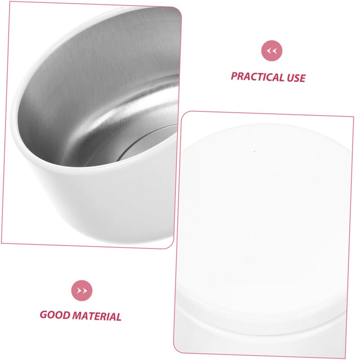MERRYHAPY 6pcs White Aluminum Candle Jars Leakproof Essential Oil Containers for Diy Fragrance Aromatherapy and Spice Storage Versatile Metal Tins for Home and Spa Use