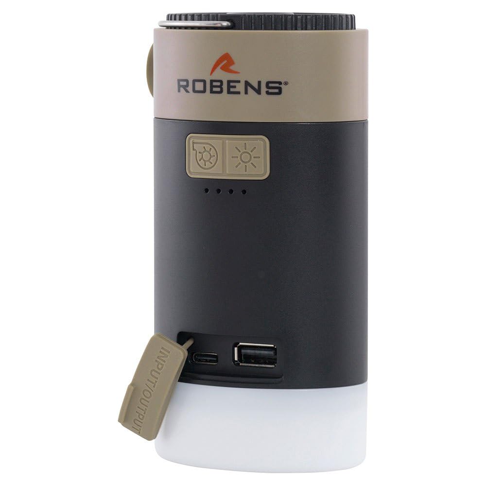 Robens CORNIVAL 3-in-1 Luftpumpe, Lampe, USB-C-Akku, für Erwachsene, Unisex, mehrfarbig, Einheitsgröße