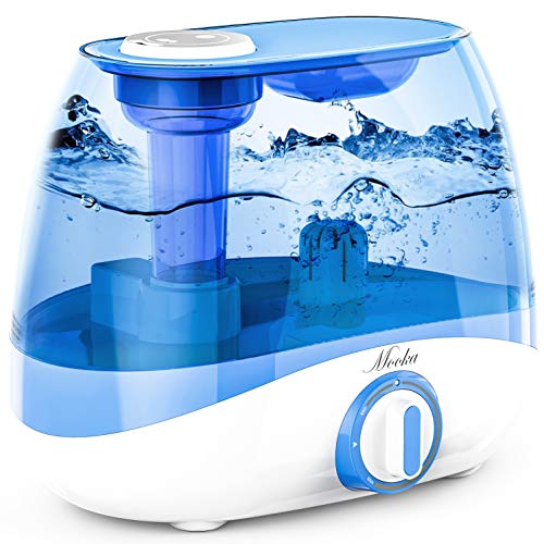 Mooka Humidifier for Bedrooms & Large Rooms, 5L (1.32Gal) Ultrasonic Cool Mist Humidifier