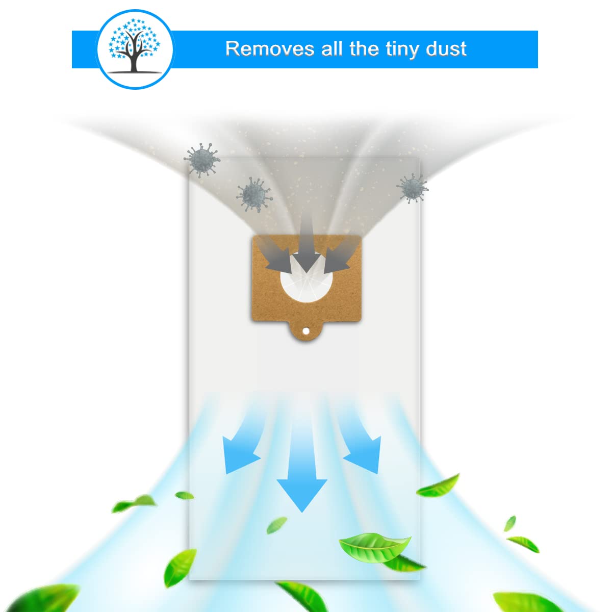18 Vacuum Bags For Kenmore 5055 & Panasonic C-5 - Microlined Allergen Filtration Bags - View #8