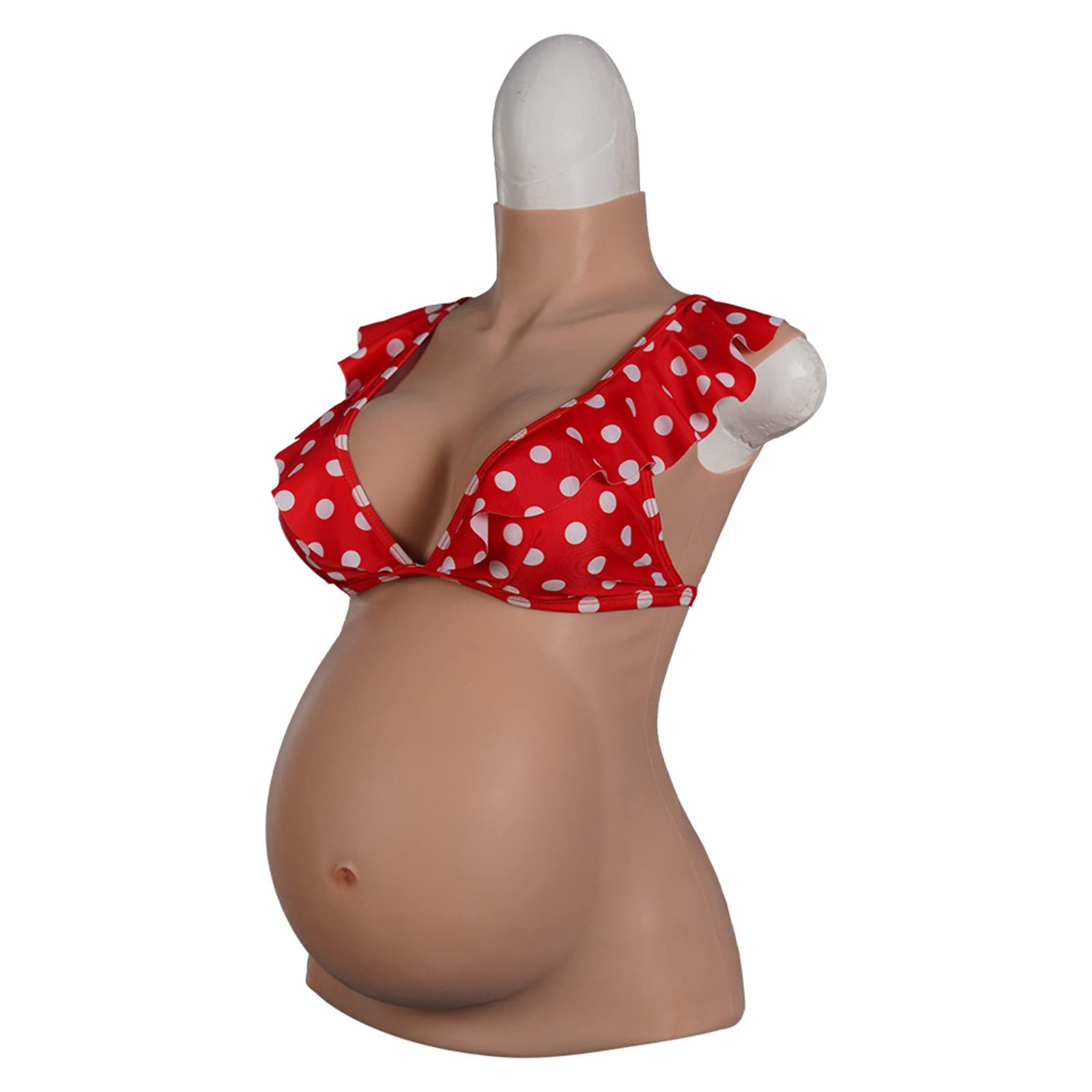 Realistyczne silikonowe sztuczne formy brzucha i piersi do cosplay i crossdressingu