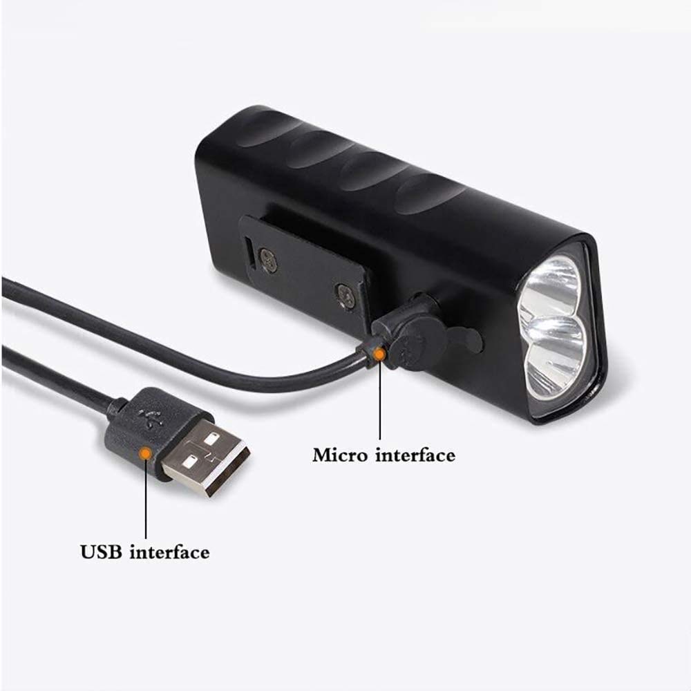 Luces de Bicicleta, Faros de 1000 lúmenes, Frontal de Bicicletas Recargables y Espalda, batería 5200 MAH, fácil instalación para Bicicleta de montaña y Bicicleta de cercanías, 3 Modelos de luz