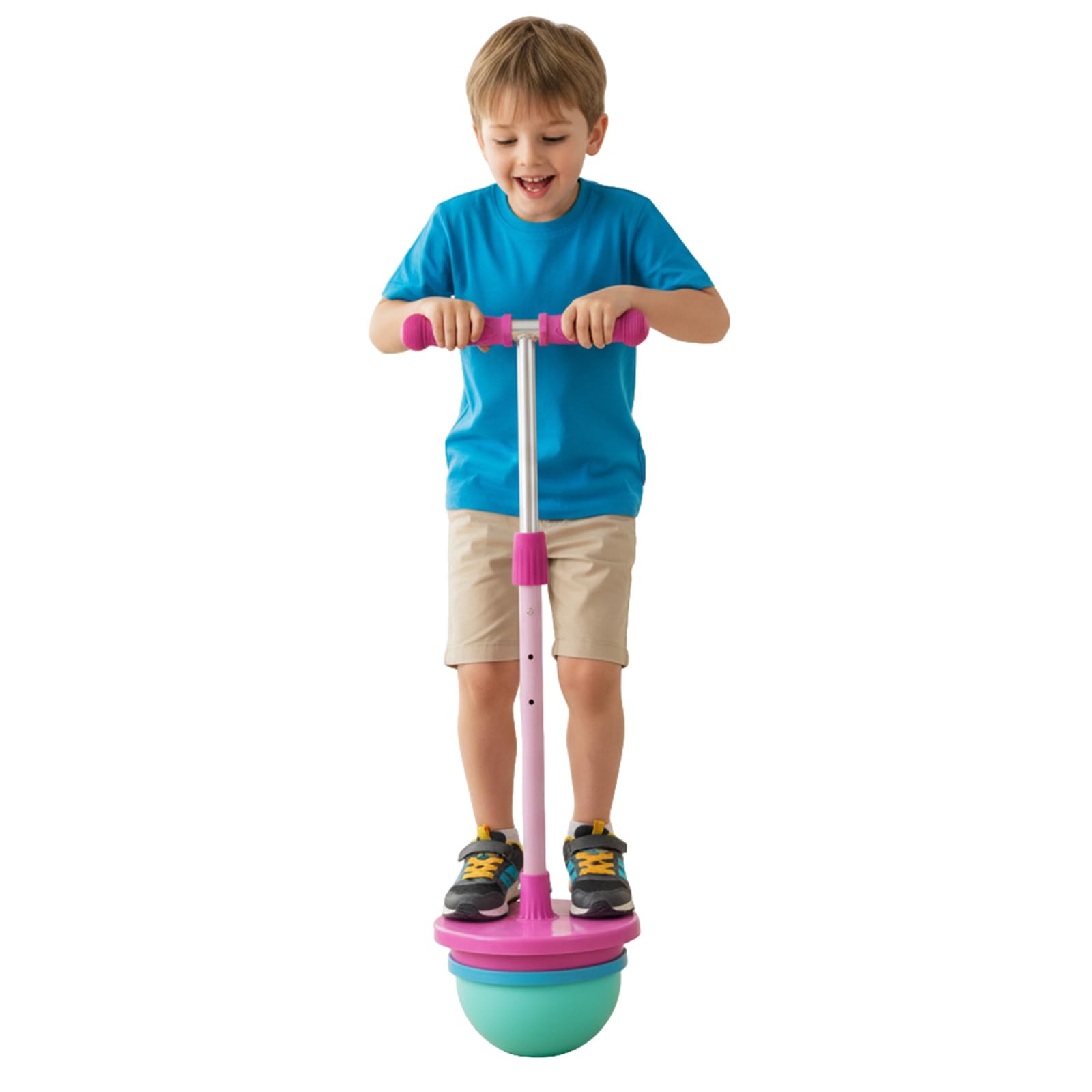 Pogo kijki dla dzieci w wieku 5-8 lat z uchwytem,