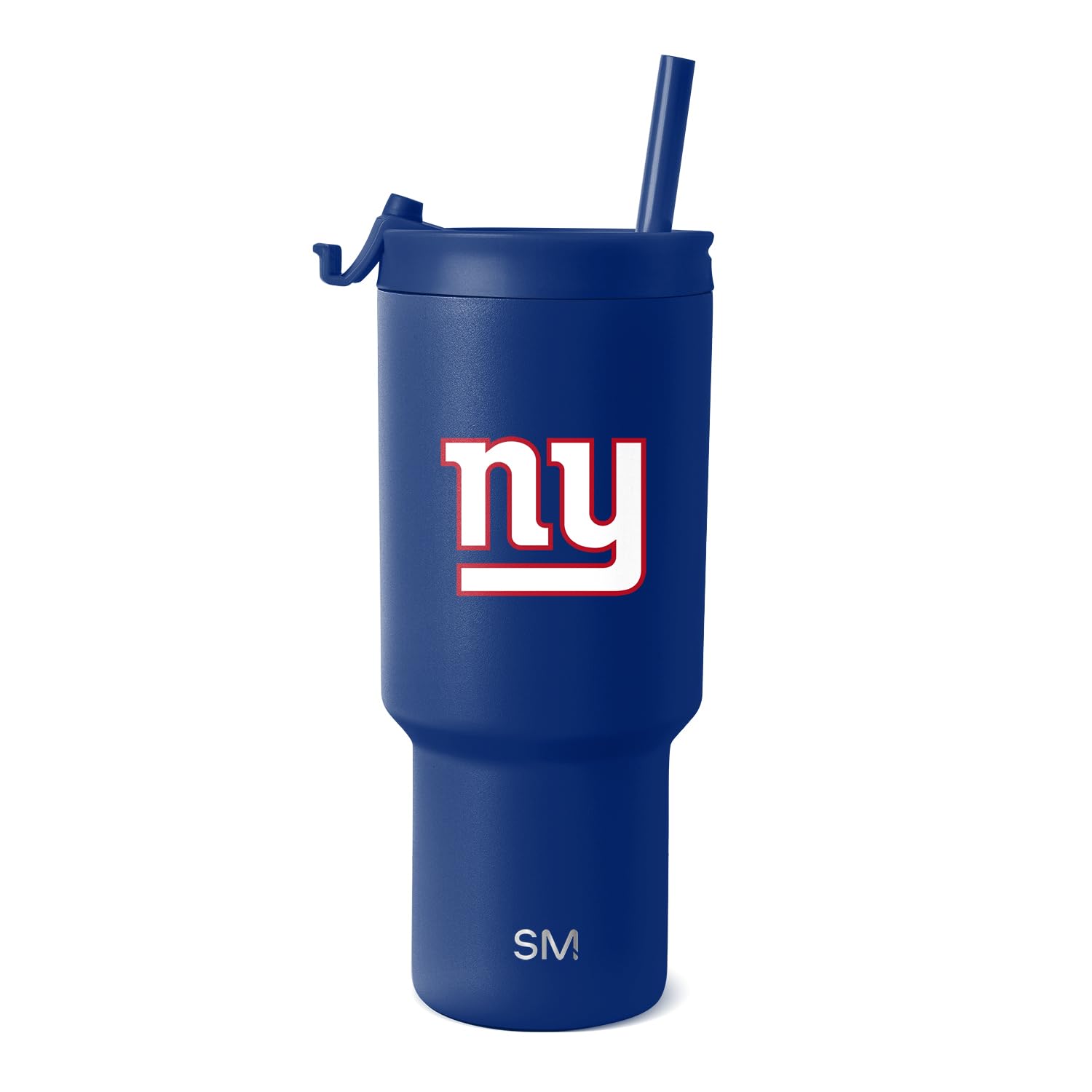 Simple Modern Officially Licensed NFL New York Giants 30 oz Tumbler with Flip Lid and Straws | Insulated Cup Stainless Steel | Gifts for Men Women | Trek Collection | New York Giants