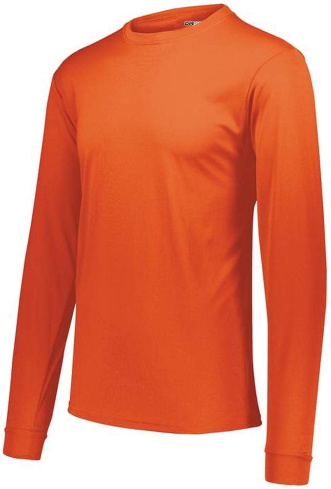 DRIEQUIP Mens Moisture Wicking Long Sleeve Tee Sizes XS-4XL