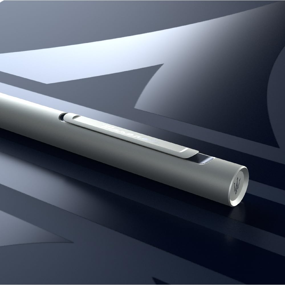 Pininfarina Slider Maserati Edition | Penna a sfera in alluminio di lusso | Strumento di scrittura progettato con precisione | Regalo perfetto per appassionati e dirigenti automobilistici