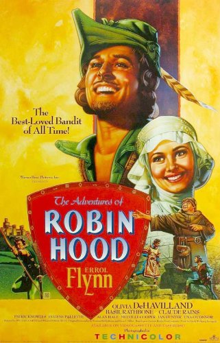 The Adventures of Robin Hood POSTER Movie (1938) Style P 11 x 17 Inches - 28cm x 44cm (Errol Flynn)(Olivia de Havilland)(Basil Rathbone)(Alan Hale)(Una O'Connor)(Claude Rains)(Patric Knowles)
