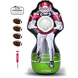 GoSports Inflataman Football Challenge - Inflatable Receiver Touchdown Toss Game