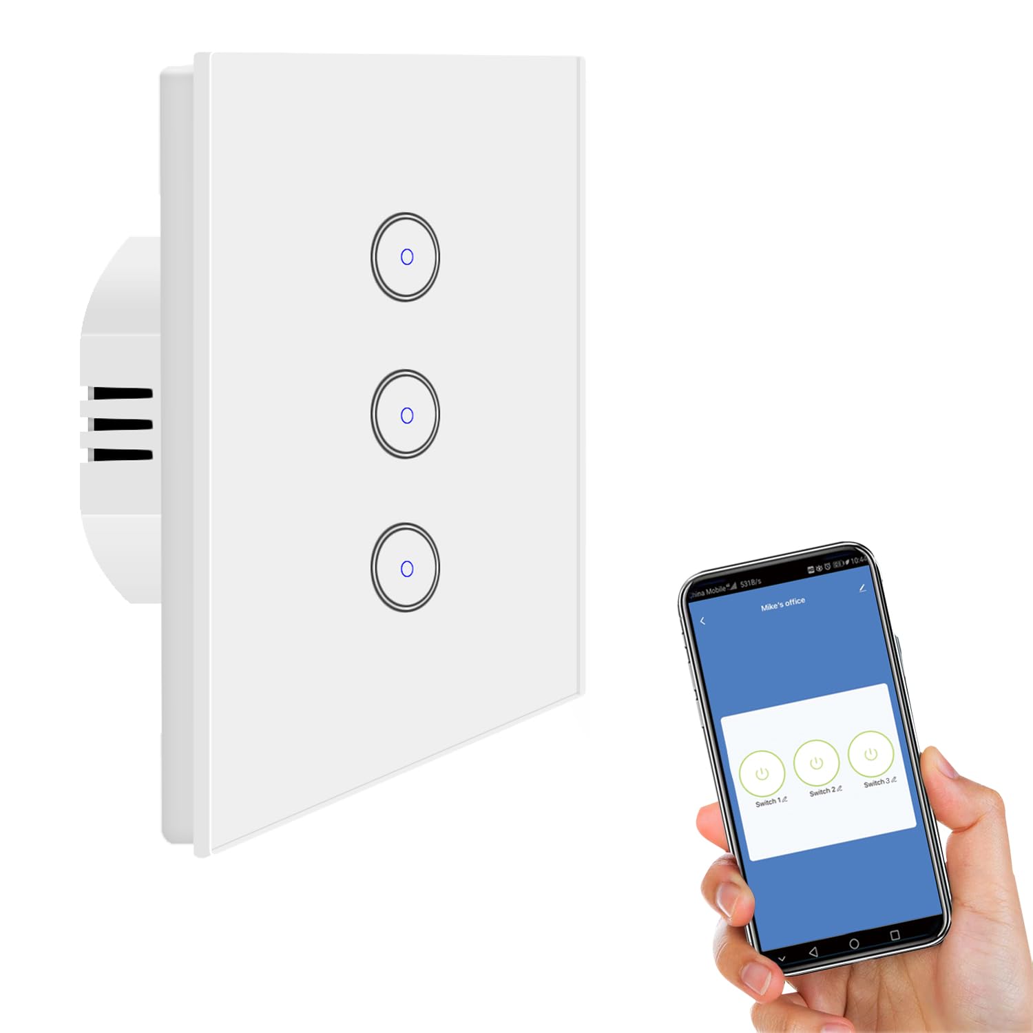 Zigbee-выключатель света (3 скорости, 1 шт.)