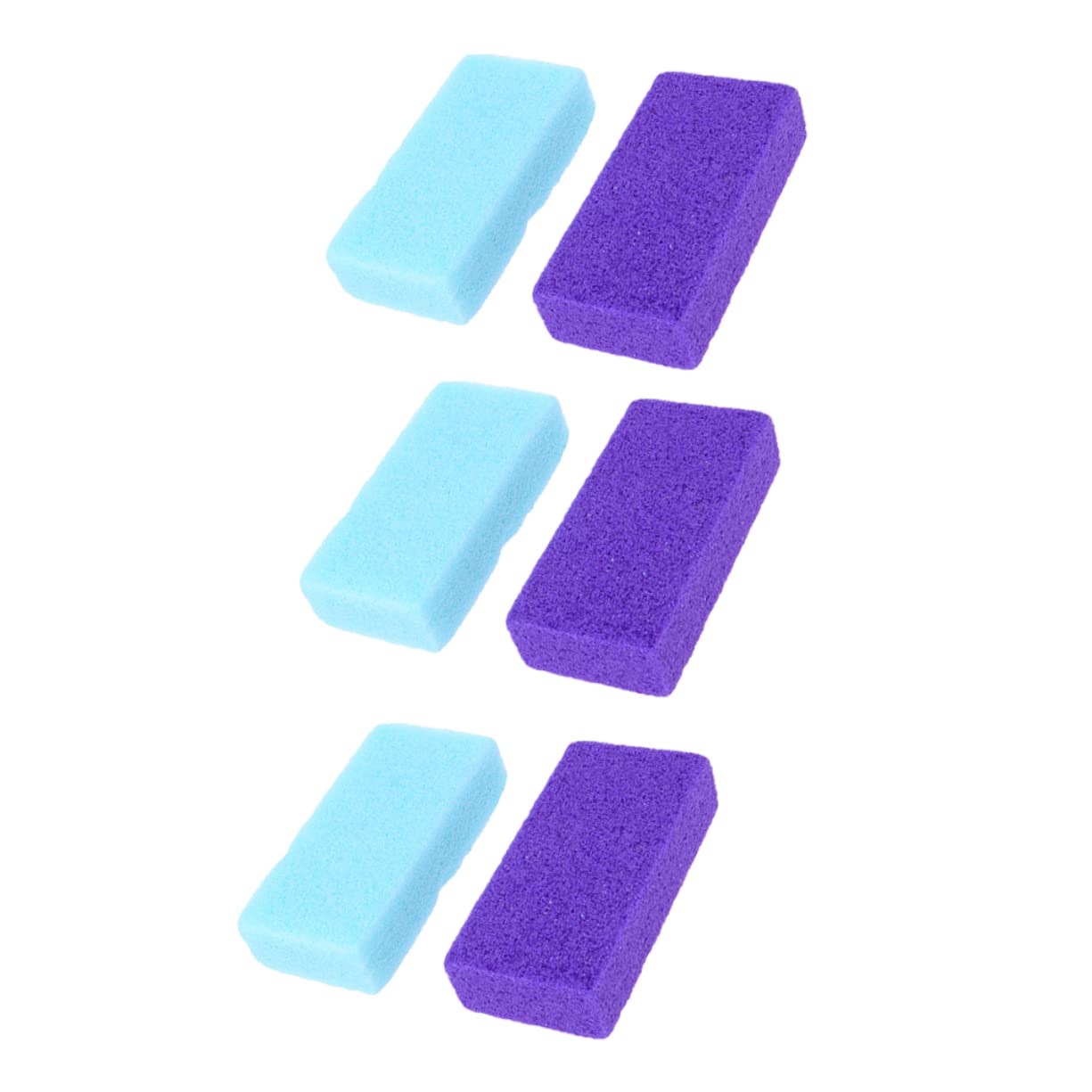Beatifufu Grinding Foot Tool Pumice 6pcs Foot Care Tool Set and Pu Material Random Color