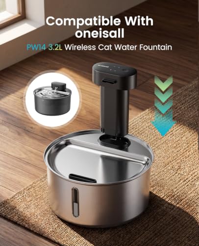 Image of oneisall Water Pump(Battery Motor) for 2.2L 3.2L Wireless Cat Fountain