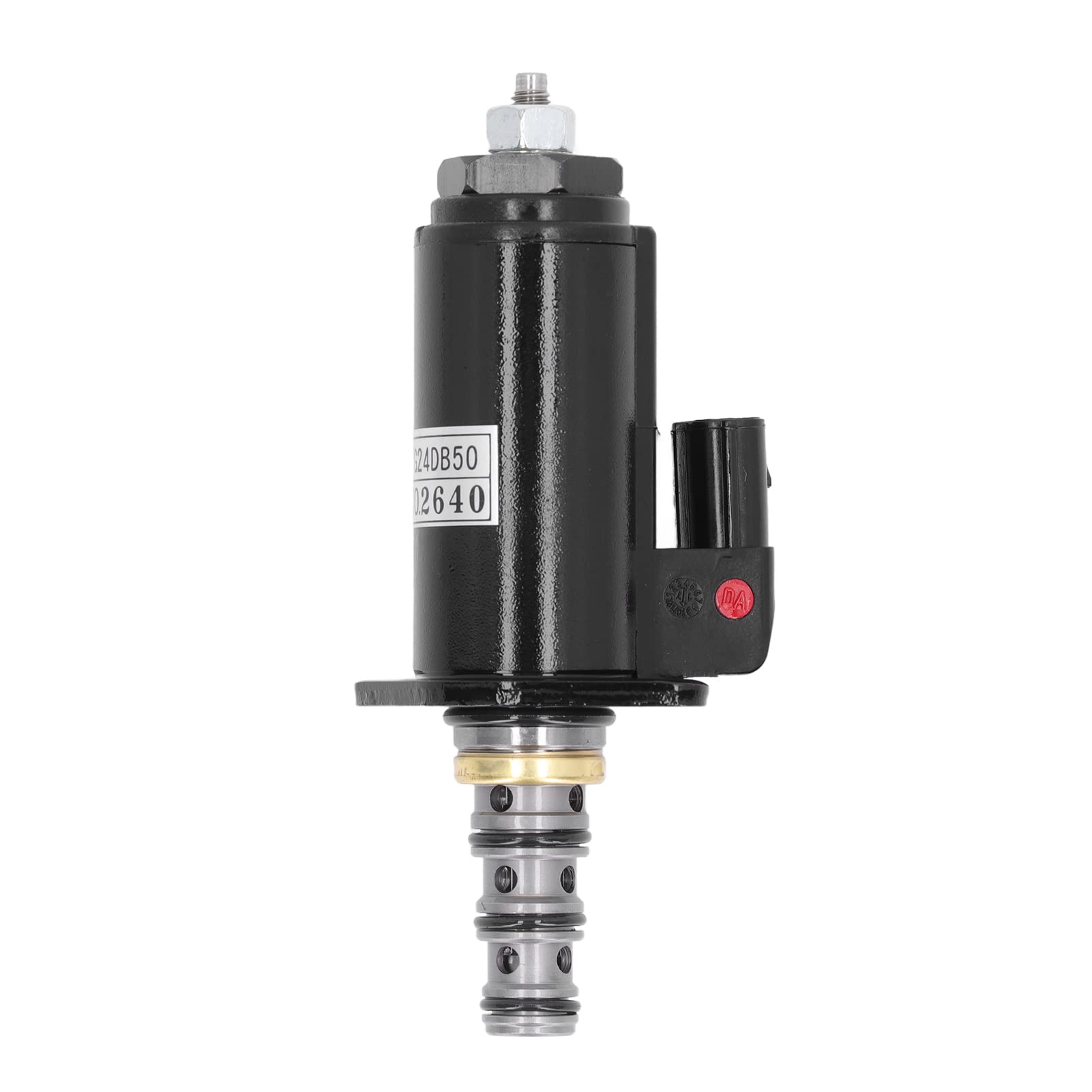 QRUYHBAJU Excavator Solenoid Valve Excavator Part Perfectly Compatible Easy to Replace Matte Designed Body for Replacement