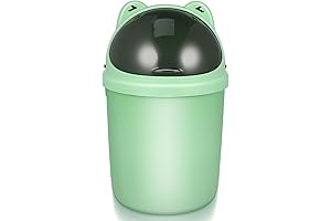 IMIKEYA Mini Frog Trash Can: The Hopping Solution for Tidy Spaces