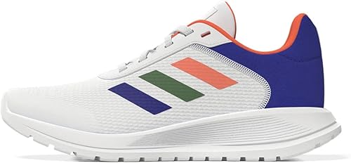 Miniatura 2 de adidas Tensaur Run para niño (niño pequeñoniño grande) blanconaranja gritandoazul Lucid 2.5 niño pequeño M, BlancoNaranja Screaming Azul Lucid