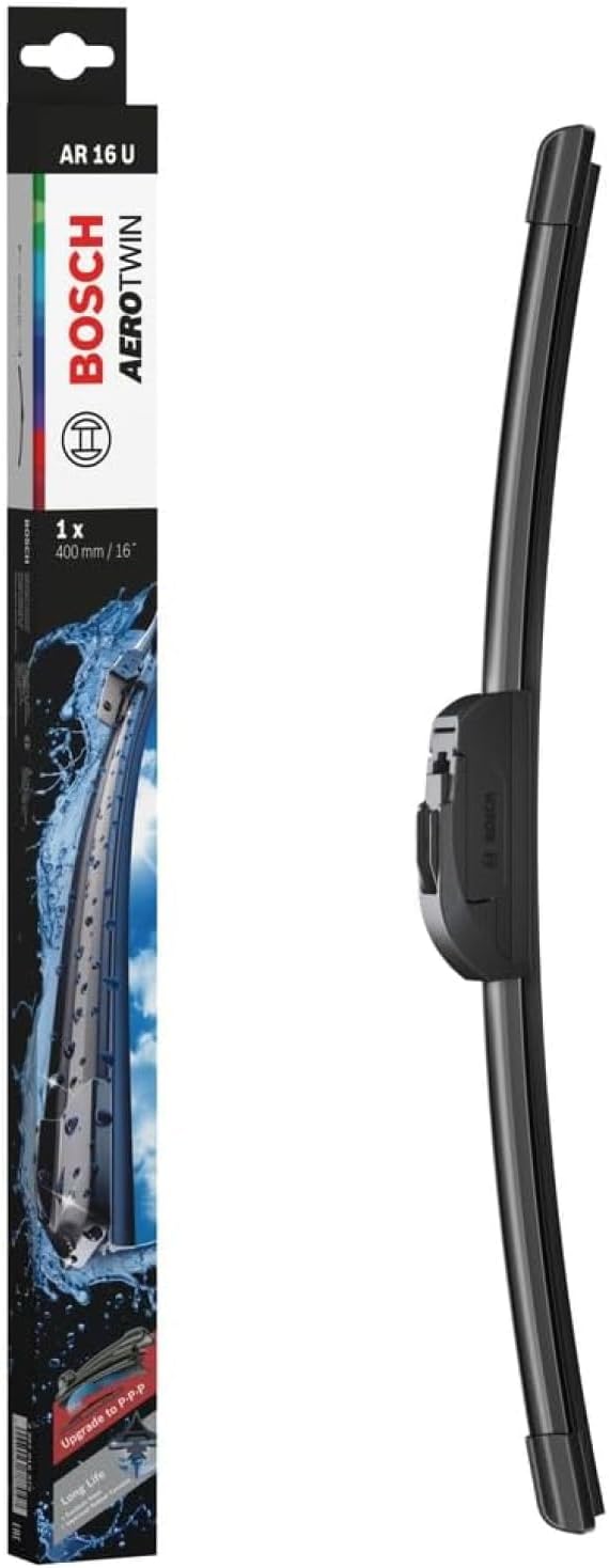 Bosch Aerotwin AR 16 U - Front Windscreen Wiper - Replacement Blade - Comes with Pre-assembled Adapter - 1 Blade, 400mm