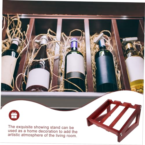 Soporte moderno de escritorio para botellas de vino miniatura 6