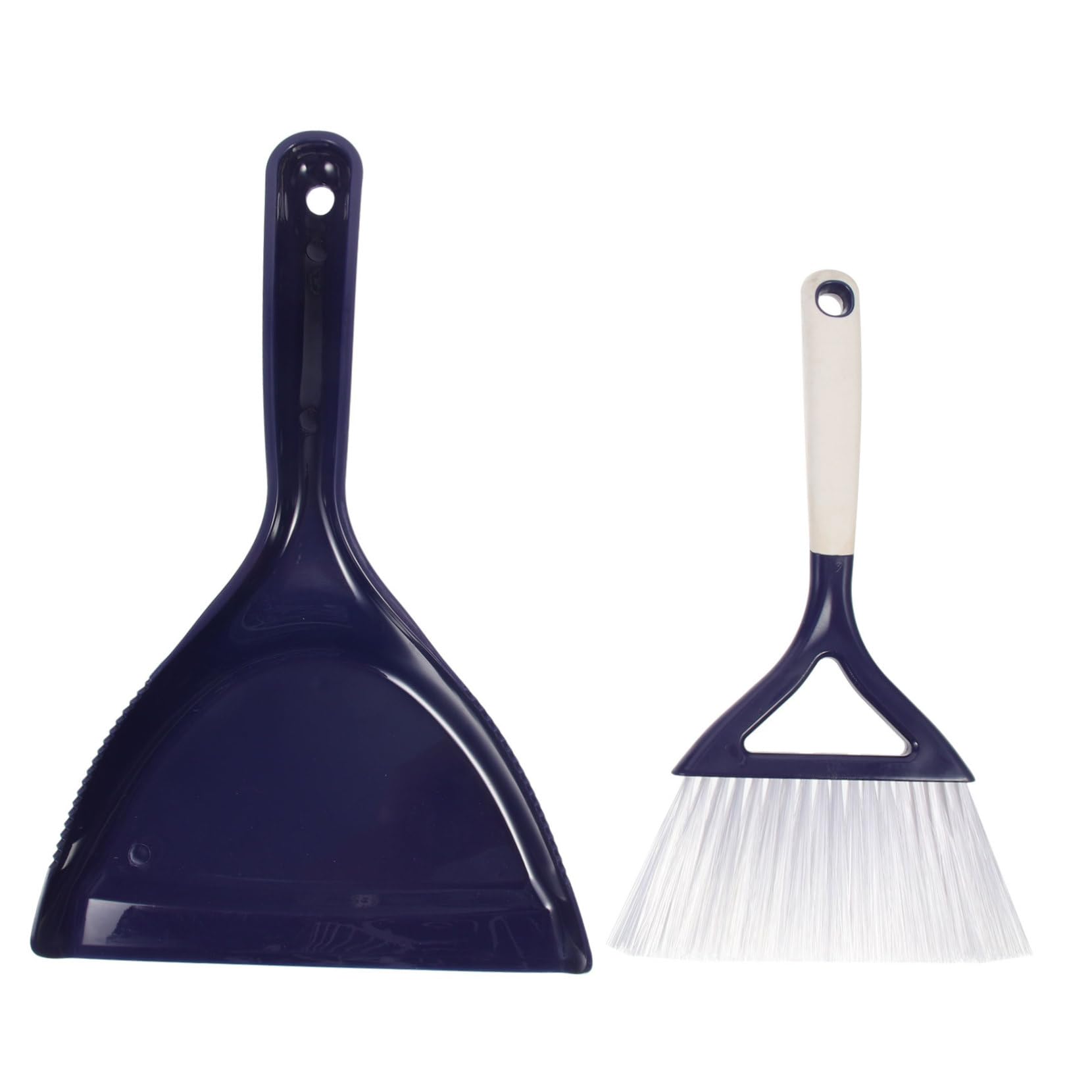 HAPINARY 1 Set Set Broom Dustpan Combination Sweeper Broom Mini Broom Home Dust Remover Broom and Dustpan Pet Broom Computer Keyboard Broom Household Brooms Mini Cleaning Brush Plastic Blue