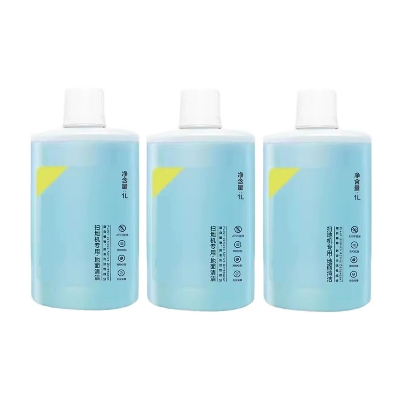 1L Roboter-Bodenreiniger, Ersatzreiniger for Mehrere Oberflächen, Kompatibel Mit Roborock S7 MaxV / T7S Plus / S8+(3-pack)
