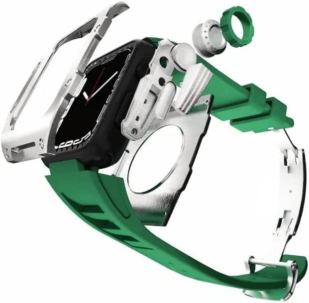 Kit boîtier en métal et bracelet pour Apple Watch 45mm SAAWEE