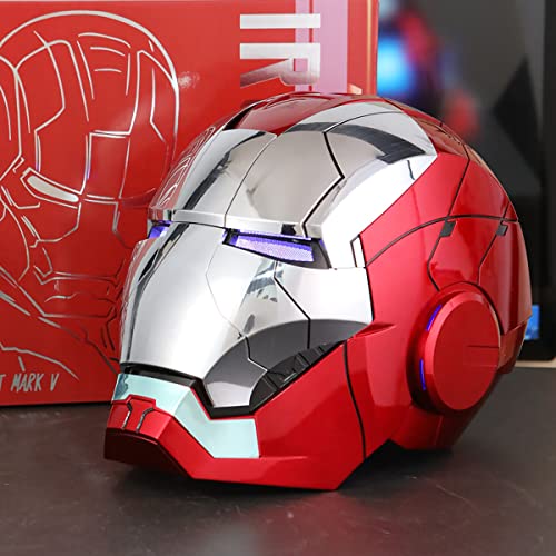 Helmet Man MK5 1:1 Cosplay Mask Electronic Open/Close Voice Control for Adult Superhero Movie Role-Playing Helmet Touch Sensor3
