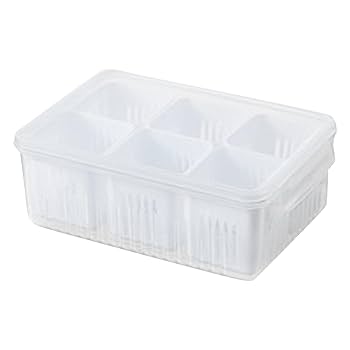 Amazon｜フレッシュコンテナ透明漏れ防止食品保存容器取り外し