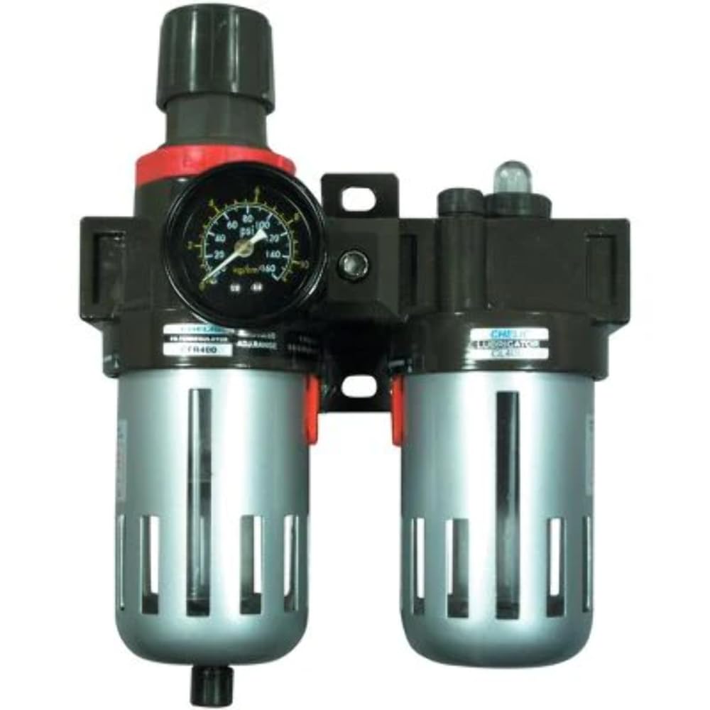 Filter Regulatur And Lubricator With Gauge