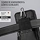 ONEFLOW Survival Case für Samsung Galaxy, Apple iPhone, Huawei, Sony, usw. - Gürteltasche aus Nylon, Handytasche mit Karabiner, Handy Gürtel Tasche Outdoor Handyhülle, Schwarz