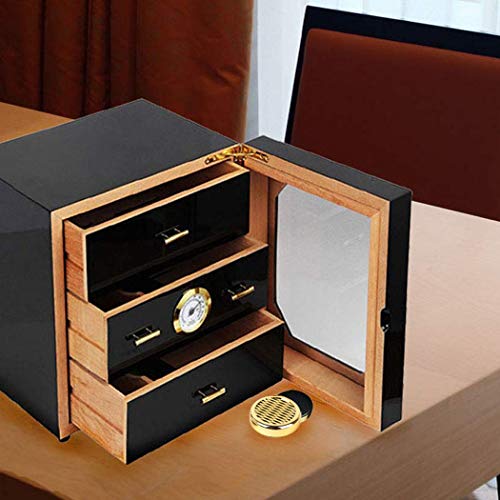 Cigar Hygrometer - Cigar Humidifier - Precision Round Adjustable Point Hygrometer for Cigar Humidor Cigar Box/Cigar Cabinet Cigar Accessories