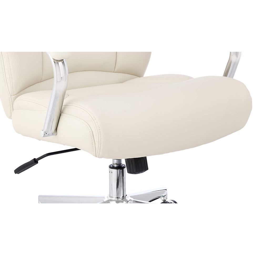 ぽよんとしたチェア ホワイト Amazon.com: Amazon Basics Executive Desk Chair with Easy Assembly