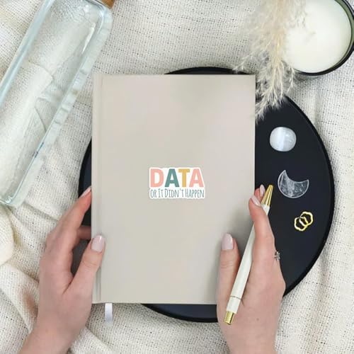Image of SODAVA (3Pcs, 3 inchx3 inch) Data or It Didn't Happen Sticker, Funny ABA BCBA Technician Behavior Analyst Therapist RBT Gifts | Neurodiversity Special Education SPED Gifts Waterproof Vinyl Decal