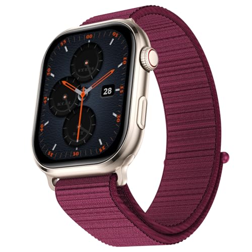 Image of Fire-Boltt Brillia Pro Smart Watch 2.02” AMOLED Display, Bluetooth Calling, SpO2, Heart Rate Monitor, 120+ Sports Modes, Fitness Tracker, Voice Assistant, Smart Watch for Man & Women– Wine