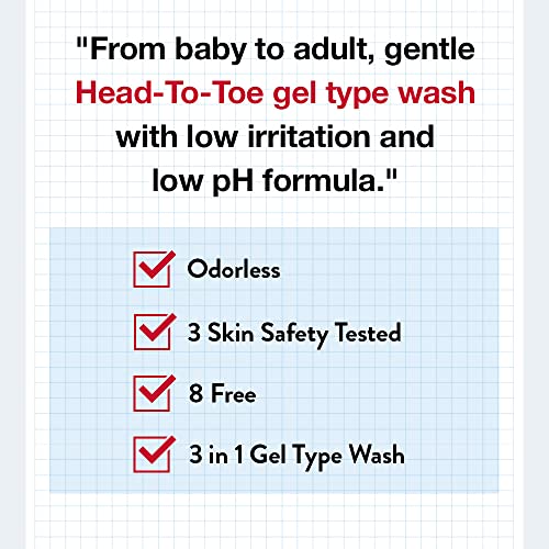 Illiyoon Ceramide Ato 6.0 Top To Toe Wash For Baby Body Wash 500Ml, 16.9 Fl Oz #TOP1