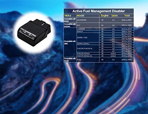 RA003 Active Fuel Management Disabler Device, AFM/DFM Disabler Device Compatible with most GM V6 and V8 Vehicles