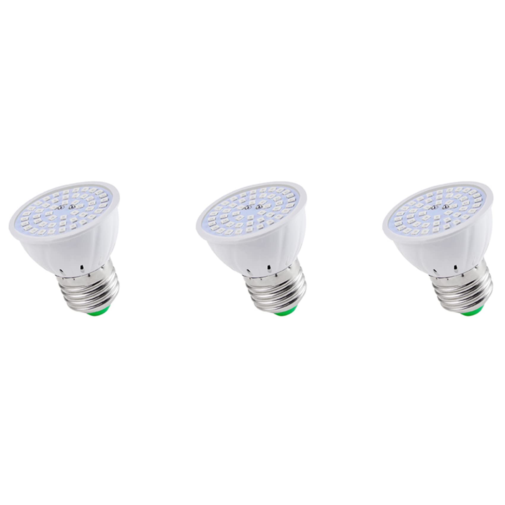 Manddlab Light 3X E27 80 Plant Grow Lamp Led Full Spectrum Growth Bulbs Seedling Flower Phyto Lamp For Hydroponic Plants
