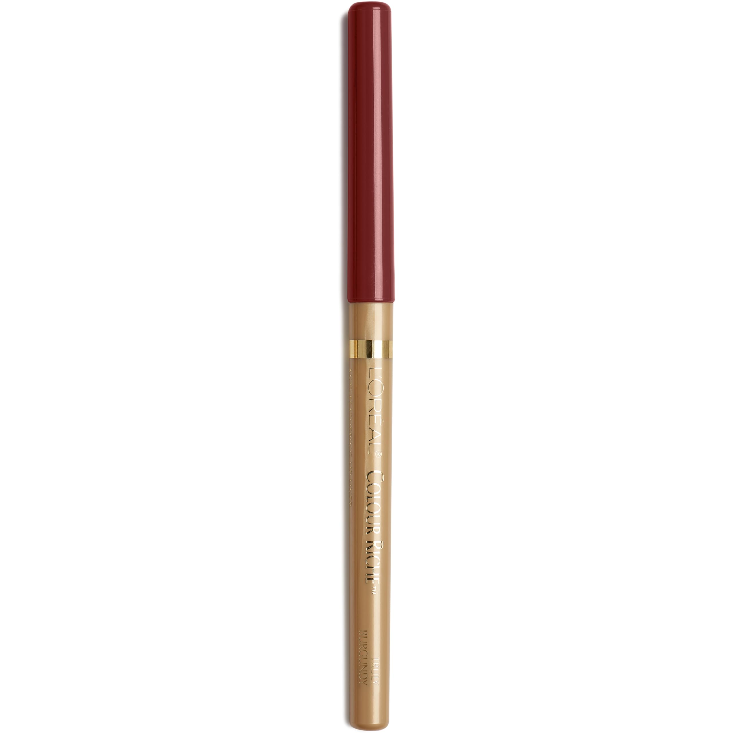 L'Oreal Paris Colour Riche Lip Liner Pencil, Creamy Lip Liner with Omega 3 and Vitamin E, 773 Truly Burgundy (Cool Toned Burgundy)