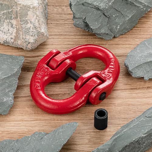 Maillons d'accouplement Hammerlock rouge contre les ruptures d'attelage