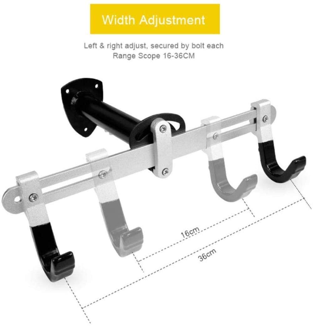 Rastrelliere per bici e supporti I titolari di montaggio a parete in bicicletta, montaggio a parete Bike Rack bagagli Garage Hanger - Risparmio di spazio biciclette staffa a parete Garage Adatto