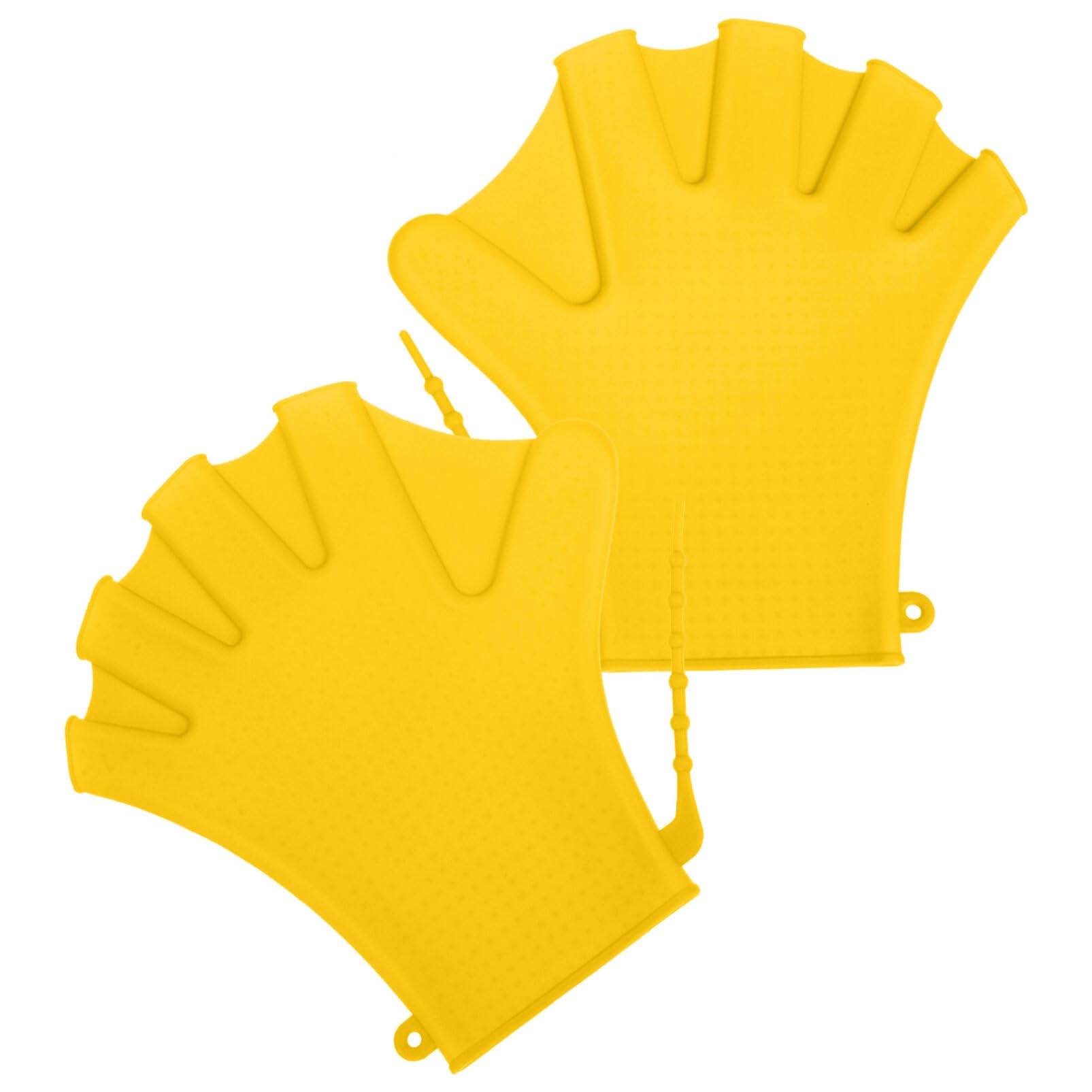 TOVINANNA Swimming Gloves Silicone Swim Paddles Diving Hand Paddles Lap Swimming Accessories