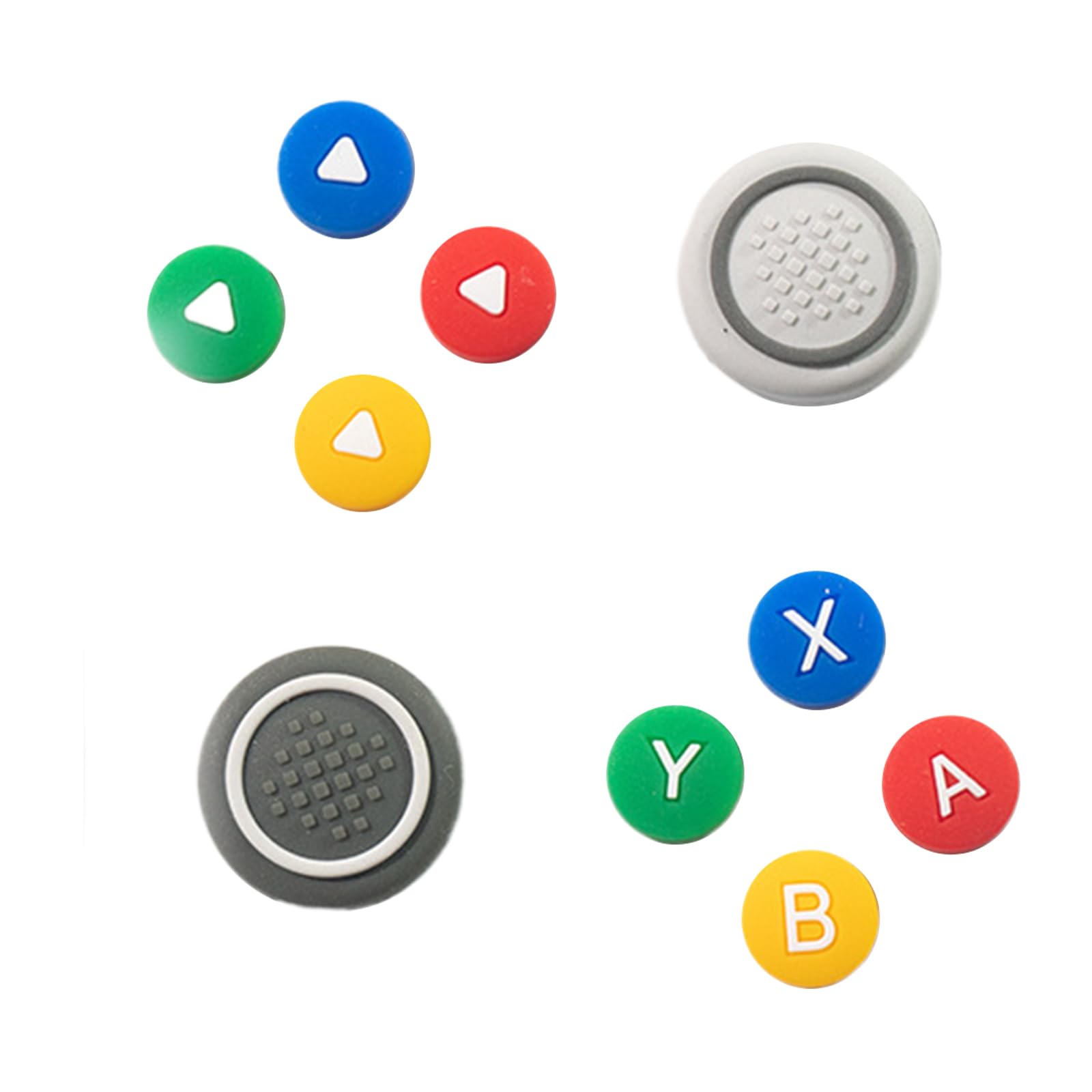 10 tapas de silicona suave para pulgar para mando de juegos, tapas protectoras de joystick