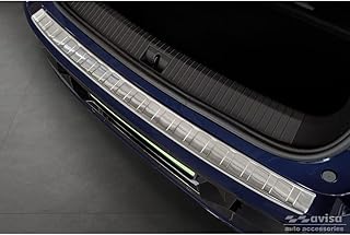 Avisa Stainless Steel Rear Bumper Protector Compatible with Renault Megane E-Tech 2022- 'Ribs'