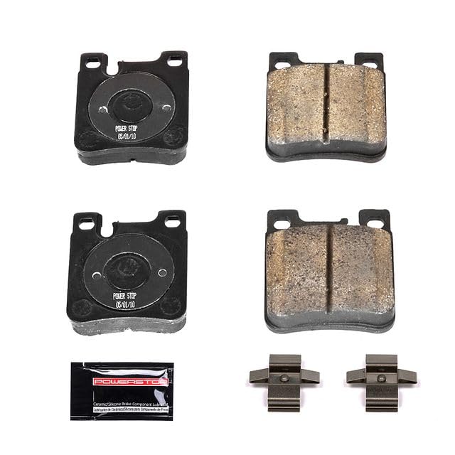 Image of PowerStop Rear Brake Pads for Chrysler Crossfire 2005-06 |Mercedes-Benz 300SE 1991-93 |C32 AMG 2002-04 |C43 AMG 1998-00 - Z23 Carbon-Fiber Ceramic Brake Pads with Installation Hardware, Z23-603