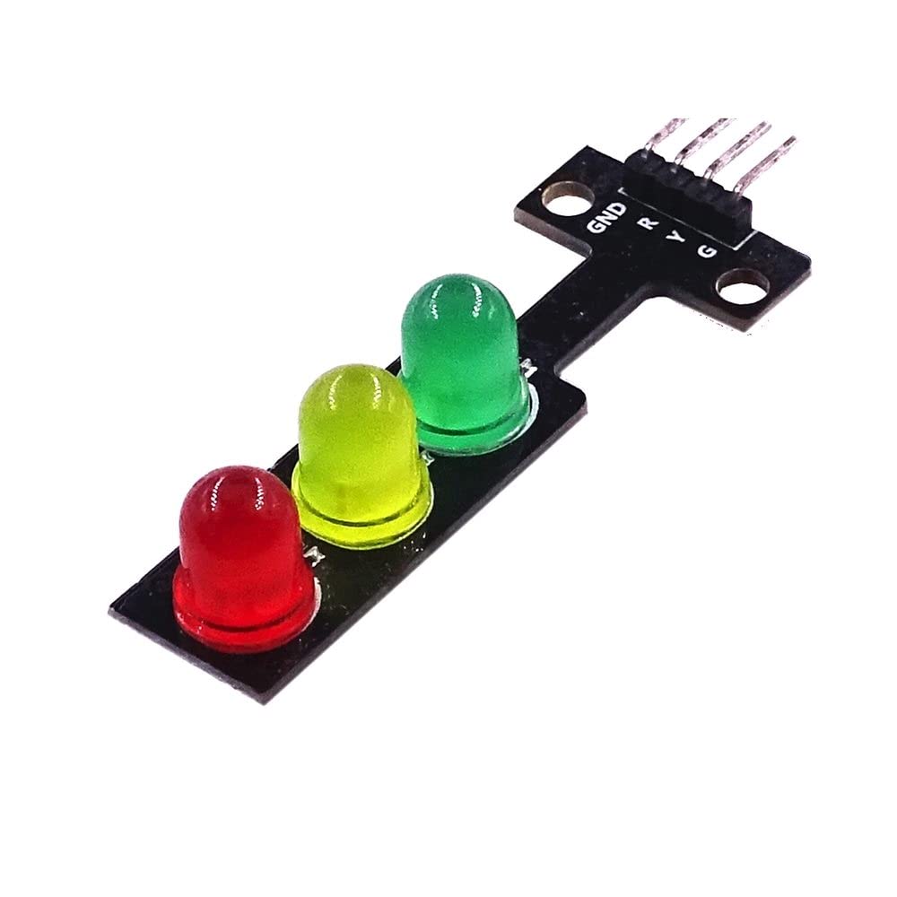 Mini 5V Traffic Light LED Display Module for Arduino Red Yellow Green ...