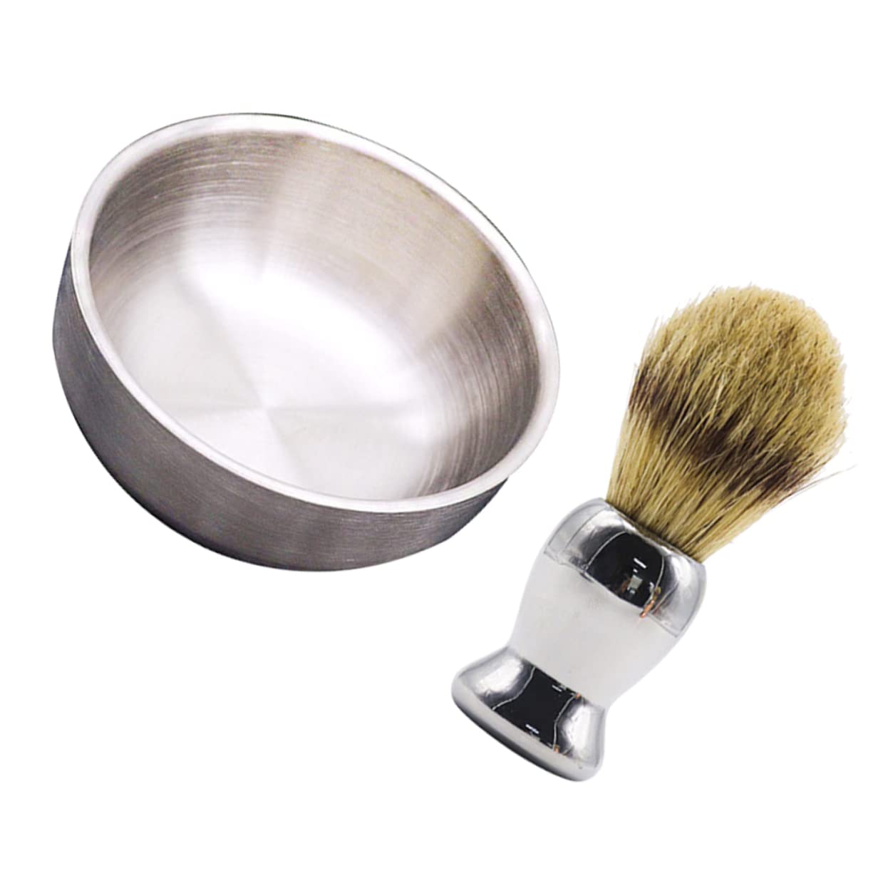 SOESFOUFU 2pcs Wet Shaving Brush Set for Men Shaving Kit Soap Bowl and Brush for Dad Boyfriend