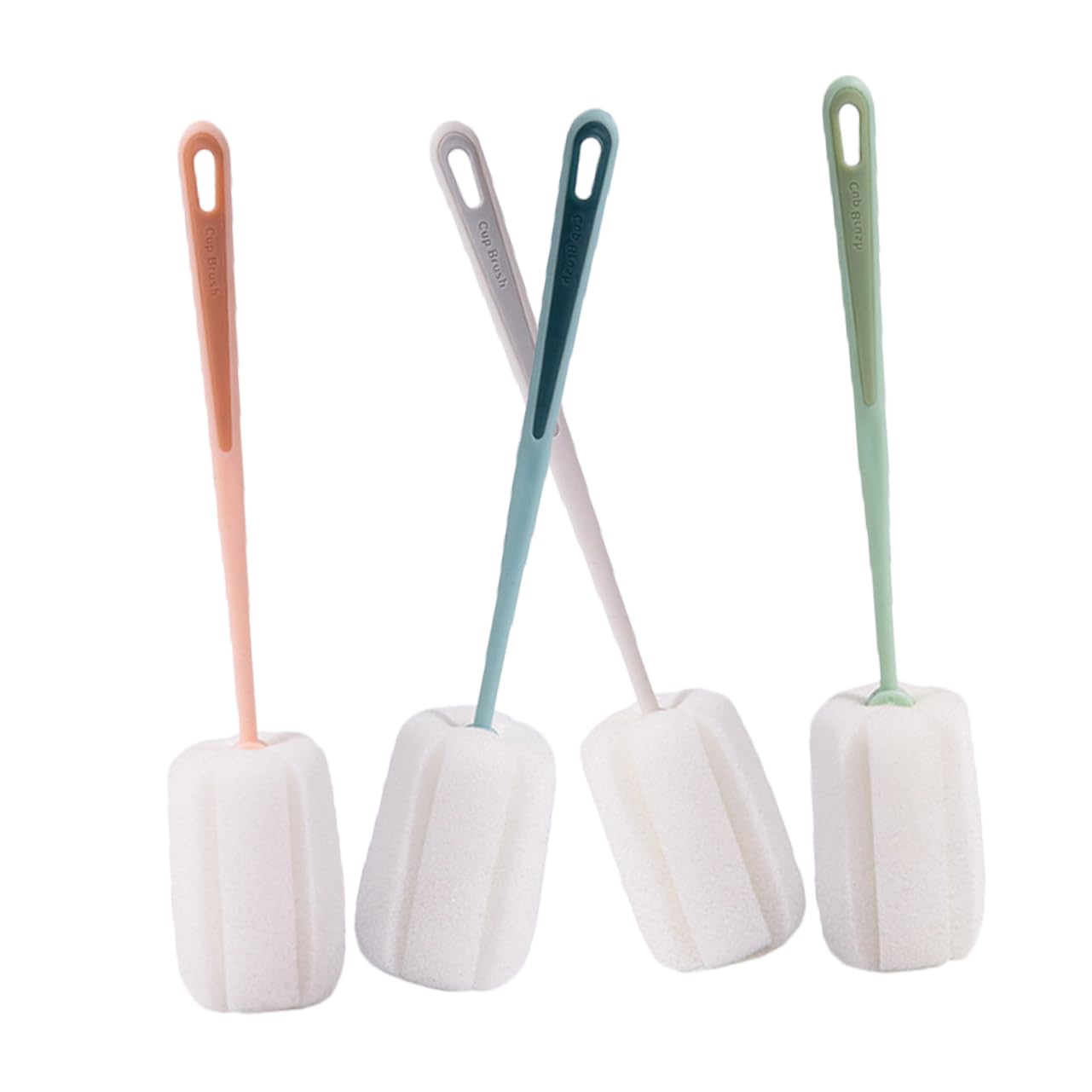 Ciieeo 5 Set Di Spazzole Per Bottiglie Set Di Spazzole in Spugna Morbida Per Bottiglie Dacqua Tazze Bottiglie Spazzole Per Bottiglie Domestiche 4 Pezzi*5