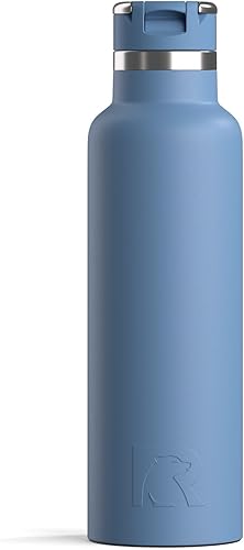 RTIC Journey - Botella de metal de acero inoxidable aislada al vacío, sin BPA, reutilizable, para agua, bebidas frías y calientes, viajes, deportes,