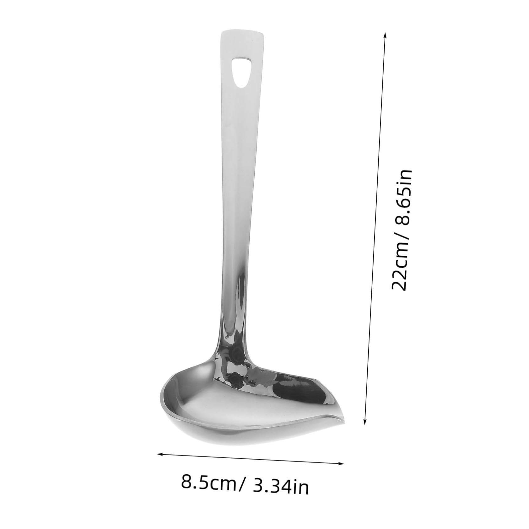 STOBAZA Gravy Ladle: Stainless Steel Sauce Ladle With Pouring Spout - Kitchen Gravy Spoon For Serving Soup Sauce Salad Dressing Ketchup