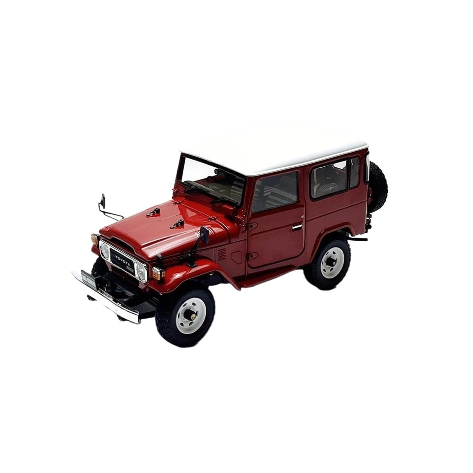 Modello Di Auto Statica In Lega Pressofusa Toyota Land Cruiser LC40 Van BJ42v In Scala 1:18 Per Natale